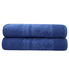 Toalha Banhão Pandora Camesa 75cm x 150cm Azul