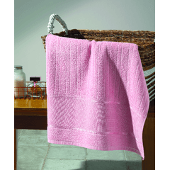 Toalha Lavabo Dohler Firenze III Para Bordar 30cm X 45cm 100% Algodão Rosa