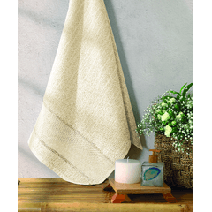 Toalha Lavabo Dohler Firenze III Para Bordar 30cm X 45cm 100% Algodão Marfim