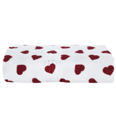 Toalha de Rosto Dohler Prisma Estampada 50cm x 80cm Formosa Vermelha