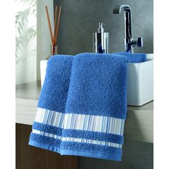 Toalha de Banho Dohler Jacquard Premium Azul 70cm x 140cm FJ-7041