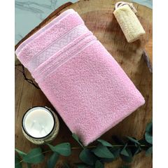 Toalha de Rosto Dohler Jacquard Premium Rosa 50cm x 80cm FJ-7177