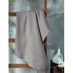 Toalha de Banho Dohler Jacquard Confort Caqui 70cm x 140cm FJ-6509