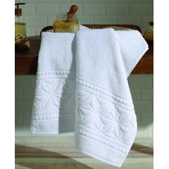 Toalha Banhão Dohler Jacquard Confort Branca 90cm x 150cm FJ-7150