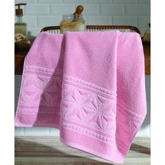 Toalha Banhão Dohler Jacquard Confort Rosa 90cm x 150cm FJ-7150