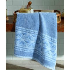 Toalha Banhão Dohler Jacquard Confort Azul 90cm x 150cm FJ-7150