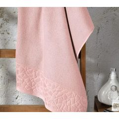 Toalha Banhão Dohler Jacquard Confort Rosa 90cm x 150cm FJ-6509