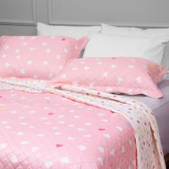 Kit de Colcha Appel Matelassê 03 Peças Queen Coração