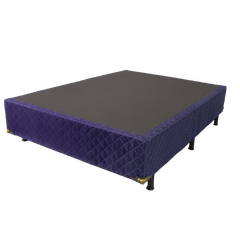 Base Box Casal Zeflex 138X188X43 Maré Azul