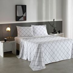 Jogo de Cama Dohler Queen 04 Peças Priori 100% Algodão Orion 01