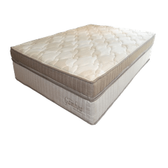 Colchão Solteiro Zeflex 88X188X40 Gamboa Com Eurotop Marrom/Bege