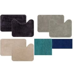 Jg Tapetes Casa Ambiente 2pcs Banheiro 38X38cm Sortidos