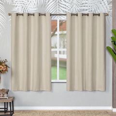 Cortina Adomes New Linho 170X200 100% Blackout Linho